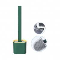 Modern Japanese style all angle cleaning TPR flat head toilet brush