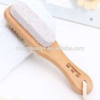 Custom emery board foot massager pumice stone cleaning brush